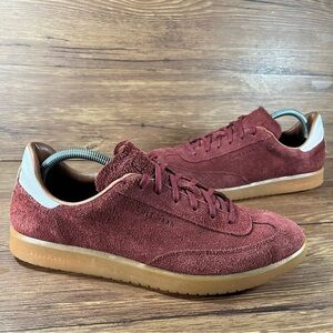 Cole Haan GrandPro Turf Red Suede Low Top Sneakers Men’s Size 8.5 Shoes